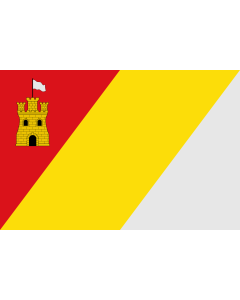 Bandera de  Proporciones 2 3. Terciada en alto |  bandera horizontal | 1.35m² | 90x150cm 