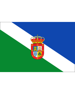 Flag: Alhendín, Granada, Spain |  landscape flag | 1.35m² | 14.5sqft | 90x150cm | 3x5ft 
