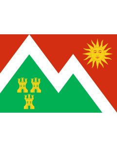 Flag: Aller | Aller  Asturias, España |  landscape flag | 2.16m² | 23sqft | 120x180cm | 4x6ft 