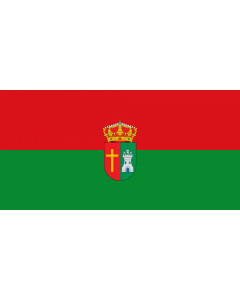 Flag: Almáchar, in Málaga province, Spain |  landscape flag | 2.16m² | 23sqft | 100x200cm | 40x80inch 