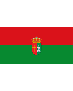 Flag: Almáchar, in Málaga province, Spain |  landscape flag | 1.35m² | 14.5sqft | 80x160cm | 30x60inch 