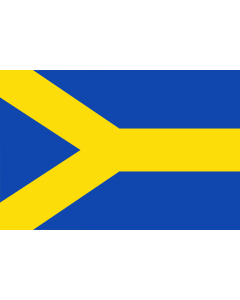 Bandera: Almonacid de la Cuba Spain |  bandera paisaje | 2.16m² | 120x180cm 