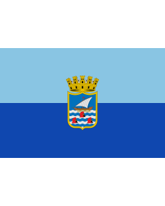 Flag: Almuñécar, Granada, Spain |  landscape flag | 0.06m² | 0.65sqft | 20x30cm | 8x12in 