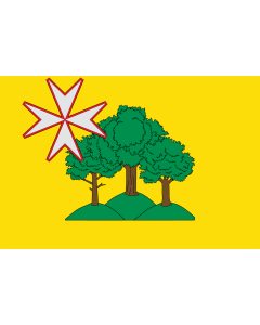 Bandera: Almunia de San Juan-Huesca |  bandera paisaje | 2.16m² | 120x180cm 