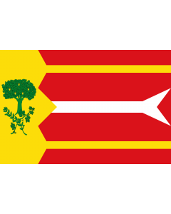 Flag: Alpartir-Zaragoza-Spain |  landscape flag | 1.35m² | 14.5sqft | 90x150cm | 3x5ft 