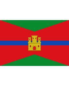 Bandera de  Anento-Zaragoza |  bandera horizontal | 1.35m² | 90x150cm 