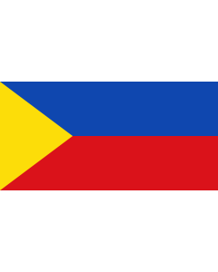 Bandera de  Anquela del Ducado, Guadalajara, España |  bandera horizontal | 1.35m² | 80x160cm 