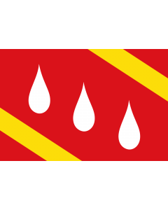 Flag: Aranda de Moncayo |  landscape flag | 1.35m² | 14.5sqft | 90x150cm | 3x5ft 