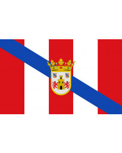 Flag: Aroche Spain | Aroche  Huelva |  landscape flag | 2.16m² | 23sqft | 120x180cm | 4x6ft 