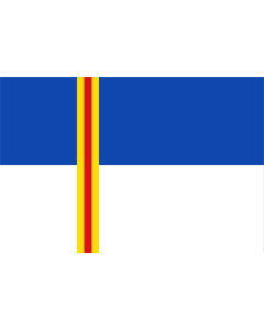 Bandera de  Azlor  Huesca  «Paño azul |  bandera horizontal | 1.35m² | 90x150cm 