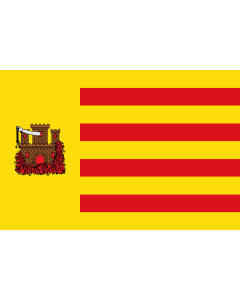 Bandera de  Báguena-Teruel |  bandera horizontal | 1.35m² | 90x150cm 