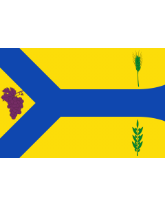 Flag: Bárboles-Zaragoza-Spain |  landscape flag | 1.35m² | 14.5sqft | 90x150cm | 3x5ft 