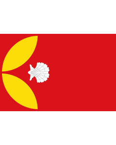 Flag: Balconchán-Zaragoza-Spain |  landscape flag | 1.35m² | 14.5sqft | 90x150cm | 3x5ft 