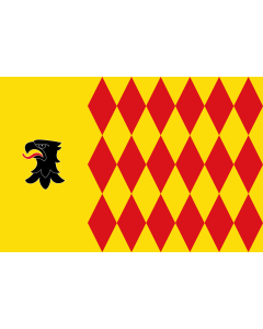Flag: Balenyà2 | A partir de  Bandera de Balenyà |  landscape flag | 1.35m² | 14.5sqft | 90x150cm | 3x5ft 