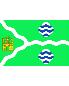 Bandera de  Proporciones 2 3, verde claro |  bandera horizontal | 1.35m² | 90x150cm 