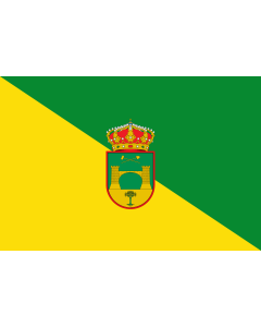 Bandera de  Municipio de Beires  Almería - España  Según la descripción Paño rectangular vez y media mas largo que ancho |  bandera horizontal | 2.16m² | 120x180cm 