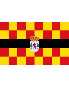 Flag: Belalcázar, in Córdoba province, Spain |  landscape flag | 2.16m² | 23sqft | 120x180cm | 4x6ft 