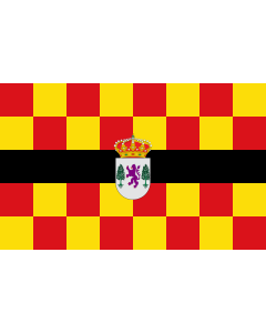 Bandera de  Rectangular en la proporción de cinco medidas de ancha por ocho de larga |  bandera horizontal | 1.35m² | 90x150cm 