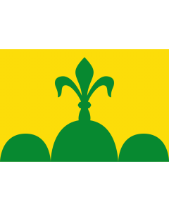 Flag: Bellpuig  Lleida, Catalonia, Spain |  landscape flag | 1.35m² | 14.5sqft | 90x150cm | 3x5ft 