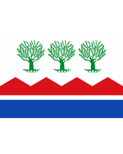 Bandera: Benalúa de las Villas |  bandera paisaje | 2.16m² | 120x180cm 