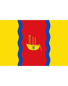 Flag: Boquiñeni-Zaragoza-Spain |  landscape flag | 1.35m² | 14.5sqft | 90x150cm | 3x5ft 