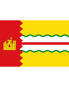 Bandera de  Bueña-Teruel |  bandera horizontal | 2.16m² | 120x180cm 