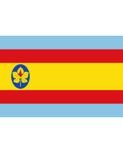 Flag: Bureta-Zaragoza-Spain |  landscape flag | 1.35m² | 14.5sqft | 90x150cm | 3x5ft 