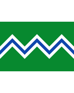 Flag: Cáñar, Granada, Spain |  landscape flag | 2.16m² | 23sqft | 120x180cm | 4x6ft 