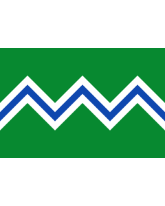 Bandera de  Cáñar, Granada, España |  bandera horizontal | 1.35m² | 90x150cm 