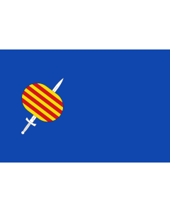 Flag: Cabra de Mora-Teruel-Spain |  landscape flag | 2.16m² | 23sqft | 120x180cm | 4x6ft 