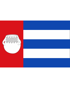 Flag: Cacín, Granada, Spain |  landscape flag | 2.16m² | 23sqft | 120x180cm | 4x6ft 