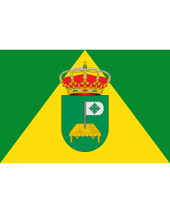 Flag: Cadalso, Cáceres, Spain |  landscape flag | 1.35m² | 14.5sqft | 90x150cm | 3x5ft 
