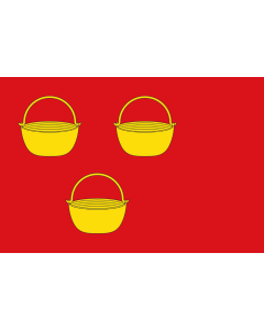 Bandera de  Calders |  bandera horizontal | 1.35m² | 90x150cm 