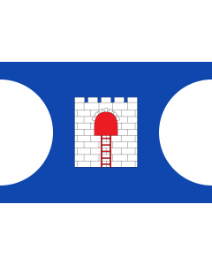 Flag: Calmarza-Zaragoza-Spain |  landscape flag | 1.35m² | 14.5sqft | 90x150cm | 3x5ft 