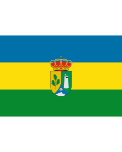Flag: Capileira, Granada, Spain |  landscape flag | 1.35m² | 14.5sqft | 90x150cm | 3x5ft 