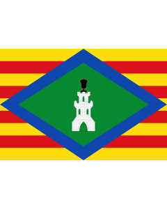 Bandera de  Castejón de Alarba-Zaragoza |  bandera horizontal | 2.16m² | 120x180cm 