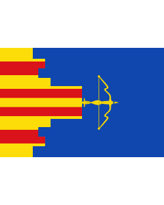 Bandera de  Castejón de las Armas-Zaragoza |  bandera horizontal | 2.16m² | 120x180cm 