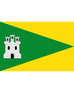 Flag: Chimeneas, Granada, Spain |  landscape flag | 1.35m² | 14.5sqft | 90x150cm | 3x5ft 
