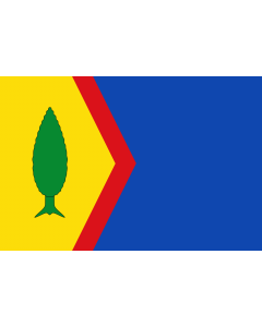 Flag: Chiprana |  landscape flag | 1.35m² | 14.5sqft | 90x150cm | 3x5ft 