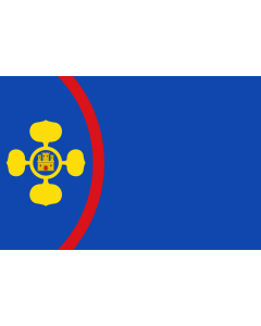 Flag: Chodes-Zaragoza-Spain |  landscape flag | 1.35m² | 14.5sqft | 90x150cm | 3x5ft 