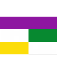 Flag: Cijuela, Granada, Spain |  landscape flag | 1.35m² | 14.5sqft | 90x150cm | 3x5ft 