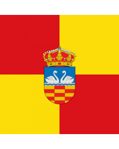 Flag: Cisneros  Palencia, Spain |  1.35m² | 14.5sqft | 120x120cm | 45x45inch 