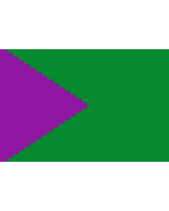 Flag: Clarés de Ribota - Zaragoza - Spain |  landscape flag | 1.35m² | 14.5sqft | 90x150cm | 3x5ft 
