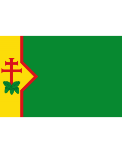 Flag: Codos-Zaragoza-Spain |  landscape flag | 1.35m² | 14.5sqft | 90x150cm | 3x5ft 