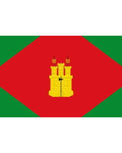 Bandera de  Cosuenda-Zaragoza |  bandera horizontal | 1.35m² | 90x150cm 