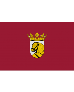 Flag: Cuéllar, Segovia, Spain |  landscape flag | 1.35m² | 14.5sqft | 90x150cm | 3x5ft 