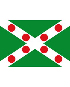 Bandera de  Paño rectangular |  bandera horizontal | 2.16m² | 120x180cm 