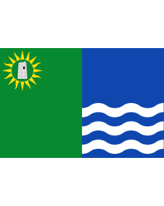 Bandera: Torrenueva Costa, Granada, España |  bandera paisaje | 1.35m² | 90x150cm 