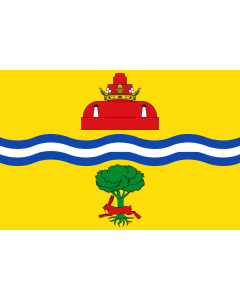 Bandera: E.L.A. de Domingo Pérez Granada |  bandera paisaje | 2.16m² | 120x180cm 
