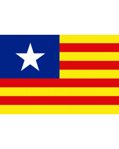 Flag: Estado Aragonés |  landscape flag | 1.35m² | 14.5sqft | 90x150cm | 3x5ft 